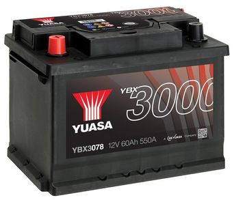 Yuasa SMF Battery YBX3078 L