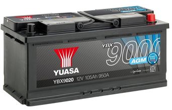 Yuasa AGM Start Stop Plus Battery YBX9020