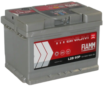 Fiamm Titanium Pro 12V 60Ah 600A R L2B 60P