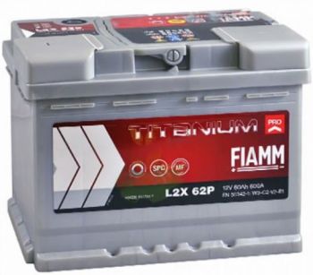 Fiamm Titanium Pro 12V 60Ah 600A L L2X 62P