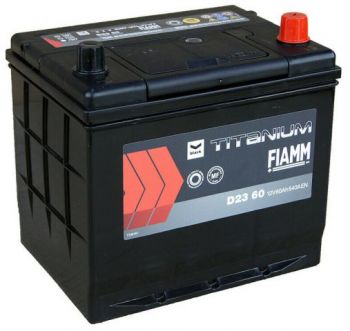 Fiamm Black Titanium Asia 12V 60Ah 540A R D23X 60