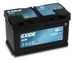 Exide AGM 80Ah R    EK800