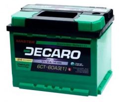 Decaro Master 60Ah-12v 6CТ-60 АЗ (1) L