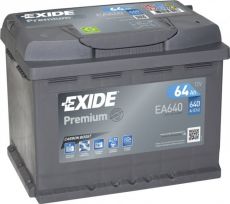 Exide PREMIUM 64Ah EA640 R